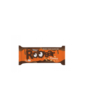 Био Суров фъстъчен бар покрит с шоколад, 30г,  Roobar
