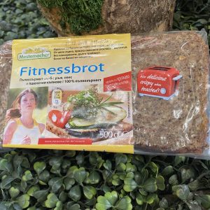Пълнозърнест хляб с ръж, овес и пшенични кълнове Fitnessbrot , Mestemacher