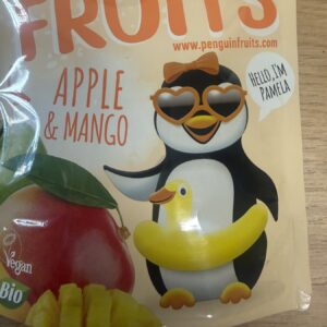 Био лиофилизирани банан и манго без захар и консерванти Penguin Fruits